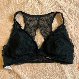 auden lace racerback bralette size xl